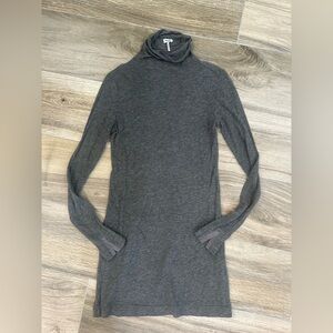 Splendid turtleneck long shirt dress